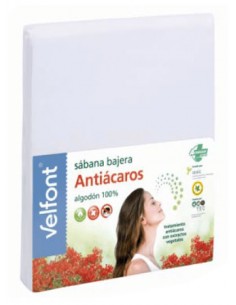 Sábana bajera  Antiácaros y...