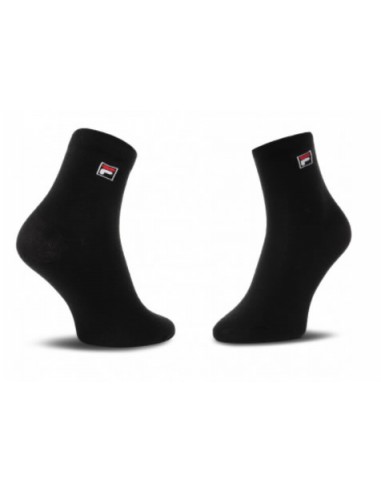 Venta de Calcetines cortos Fila (Pack de 3 pares)en color negro Mod.F9303- Htual Barcelona-Andorra